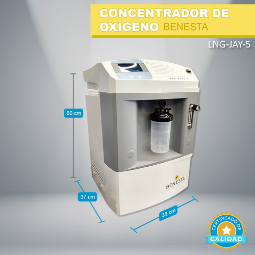 Concentrador De Oxigeno Longfian De Flujo Sencillo Modelo Ja