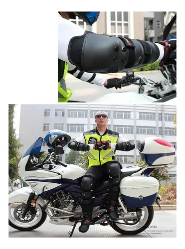 Set De Rodilleras Y Coderas Para Moto Pro Biker