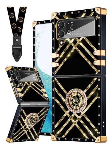 Funda Para Galaxy Z Flip 4 Camellia Luxury