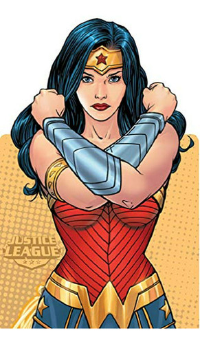 Cuaderno De Bolsillo Recortado Compatible Con Wonder Woman.