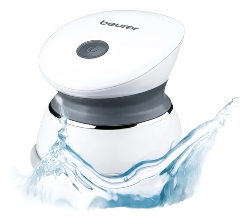 Masajeador Mini-spa Exfoliante Resistente Al Agua Mg17 Color Blanco