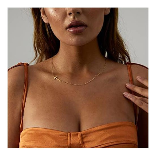 Collares De Oro De Oro Delicada De Carovo Para Mujeres, 14k