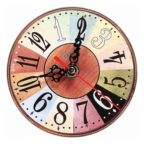 Reloj De Pared De Mdf, 1 Pieza, Artístico, Creativo, De Esti