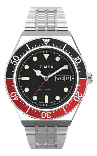 Reloj Timex M79 Automatic 40mm Red Stainless Steel