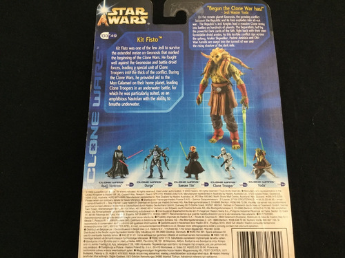 Star Wars Kit Fisto Clone Wars (Usado)