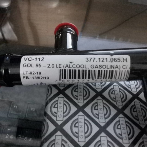 Imagen 4 de 4 de Tubo Flujo De Agua/refrigerante De Motor Vw Gol Parati Savei