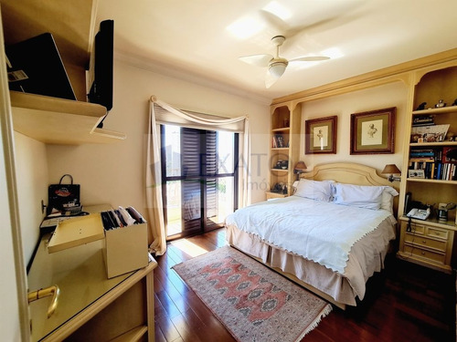 Imagem 10 de 15 de Maravilhoso Apartamento No Campo Belo Com 260m², 4 Suítes, 4 Vagas Mais Depósito E Lazer. - Em28042