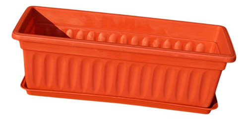 Caja De Ventana De Flores Plantador Home Rojo