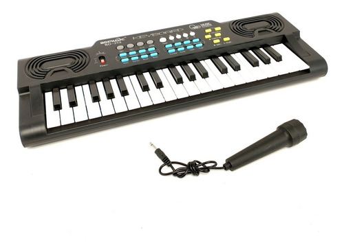 Imagen 1 de 7 de Teclado Órgano Musical C/ Micrófono 37 Teclas 8 Tonos Bd373
