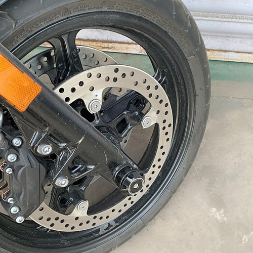 1 Par De Tapas De Tuerca De Eje Delantero De Motocicleta A
