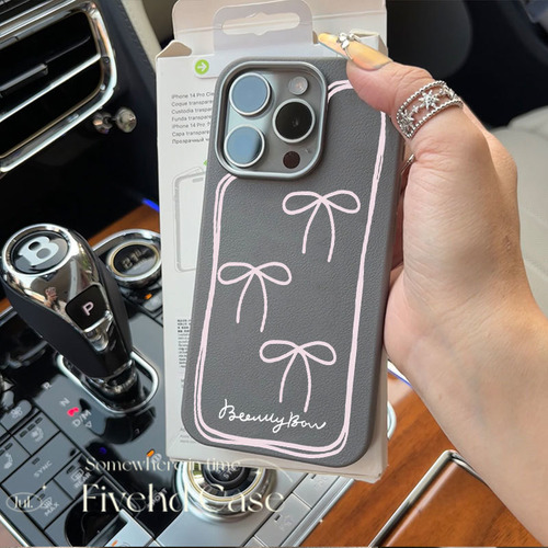 Funda Foundation Make-up Con Lazo Blanco Para Redmi A3 14c 13c 12c