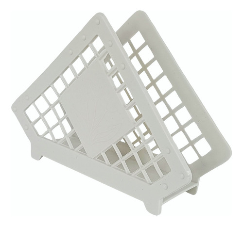 6 Servilleteros De Platico Blanco 14cm Servilletero Mesa