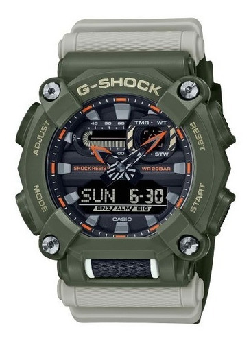 Reloj G Shock Ga 900hc-3a Resina Hombre Verde
