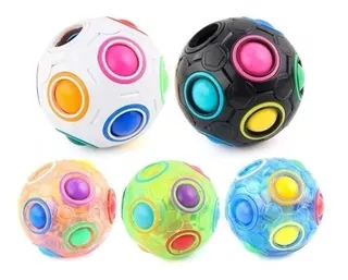 Cubo Magico Yj Pelota Magic Rainbow Ball Rubik Fidget Toy