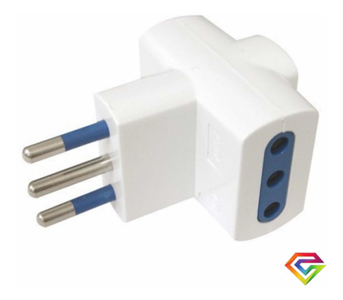 Enchufe Triple Adaptador Ladrón Corriente 220v Conector