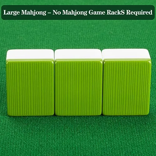 Large Mahjong Tile Set 144 Melamine Tiles Chinese Mahjo...