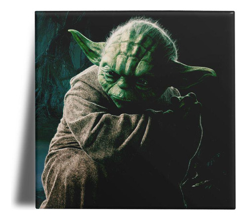 Quadro Em Porcelana Personalizado Mestre Yoda