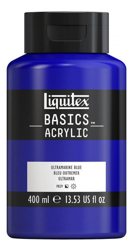 Tinta Acrilica Liquitex Basics 380 Ultramarine Blue 400ml