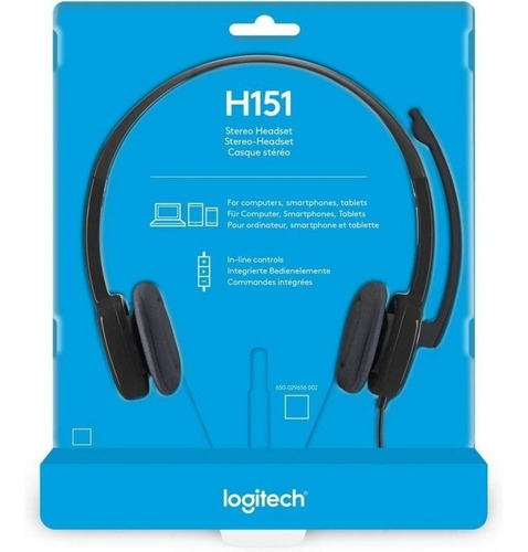 Auriculares Estéreo Con Micrófono  Logitech H151