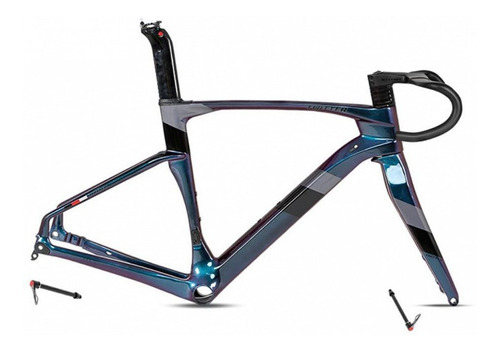 Cuadro Ruta Carbono Twitter Cyclon Pro + Forma + Horquilla