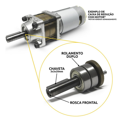 Caixa De Redução Orbit500v2 16:1