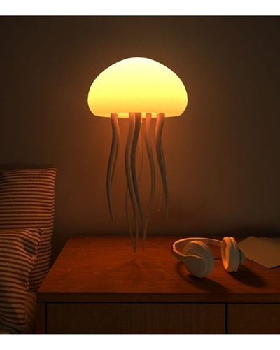 Luminaria Decorativa Mesa Agua Viva Recarregavel Acomp Cabo