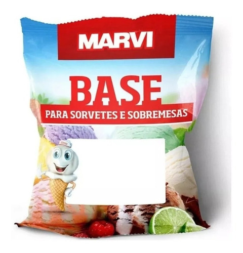 Kit 03 Bases Saborizante Pó Para Sorvetes E Picolés 1kg