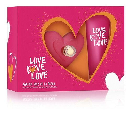 Love Love Love Estuche Edt 80ml+locion Silk Perfumes Ofertas