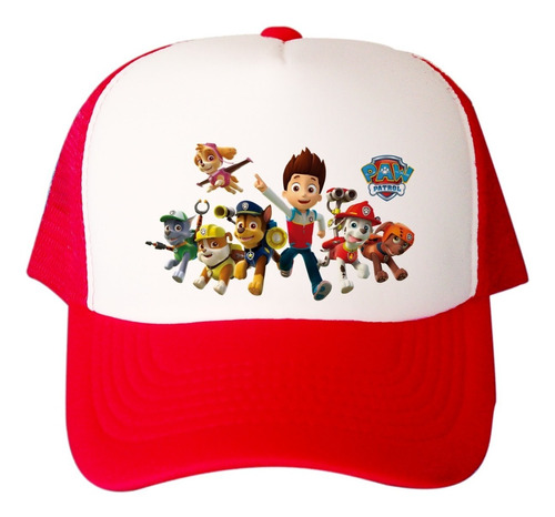 8 Gorras Paw Patrol Fiesta Regalos Niños Cumpleaños