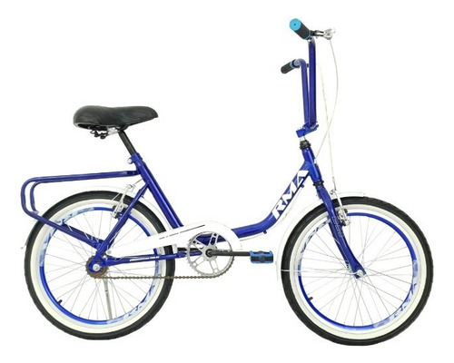 Bicicleta Tipo Monareta Antiga Retro Vintage Rma Exclusiva Cor Azul