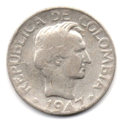 10 Centavos 1947 Plata