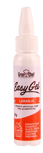 Corante Easy Gel Laranja 25g Gran Chef