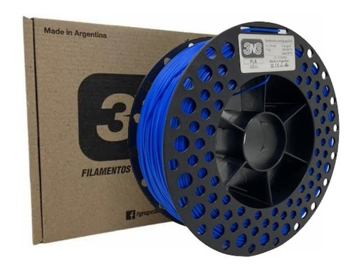 Filamentos Pla 3n3 1kg 1.75mm Azul | Filamentos