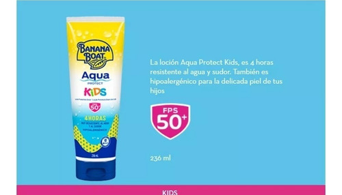 Kit 4 Protectores Solares Bloqueador 50 Fps Banana Boat