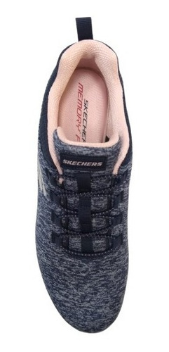 Zapatillas Skechers Mujer In A Flash Azul- 12965