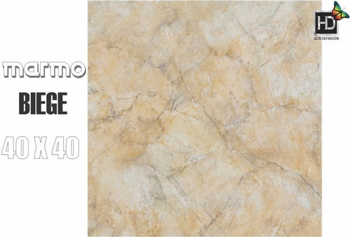 Ceramica 40x40 Cortines Marmol Beige Brillante 1ª Calidad, P