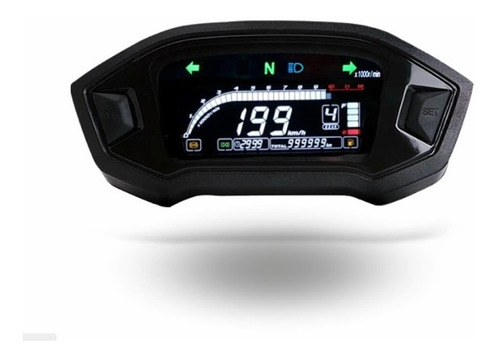 Tacometro Velocímetro Digital Deportivo Para Moto Lcd