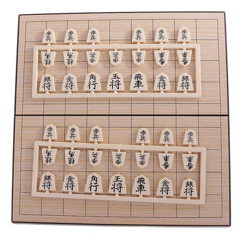 Japão Shogi Jogo De Xadrez Magnético Playset Japonês Sho-gi Board