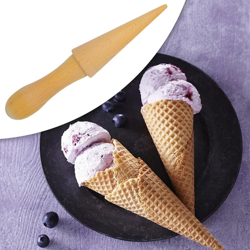 Para 2 Máquina Para Hacer Conos De Helado De Madera Omelet