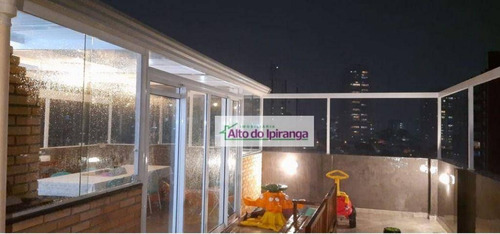 Imagem 11 de 30 de Cobertura Com 4 Dormitórios À Venda, 224 M² - Vila Gumercindo - São Paulo/sp - Co0132