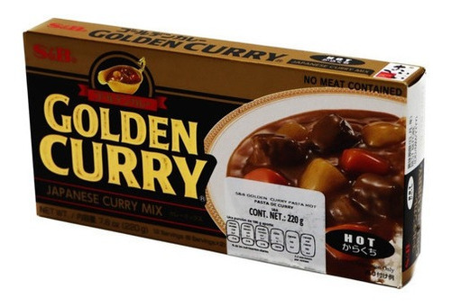 Golden Curry Japanese Hot S&b 220g Picante Grande
