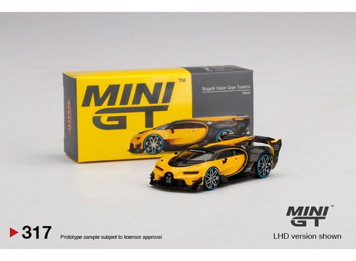 Imagem 2 de 5 de Miniatura Mini Gt 1:64 - Bugatti Vision Gt