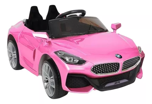 Carro Eletrico Infantil BMW S4 Rosa com Controle Remoto 12V - Maçã