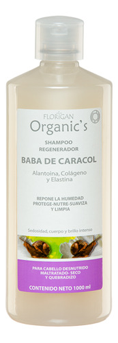 Shampoo Baba De Caracol Y Colageno Regenerador 1lt Florigan®