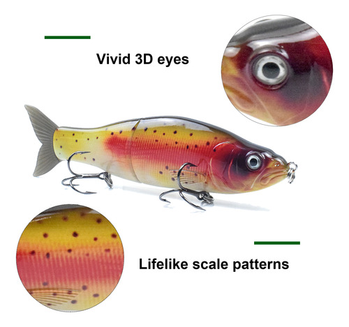 Bait Glide Sinking Oz Lifelike Fishing 3d Body Fishing.. 5