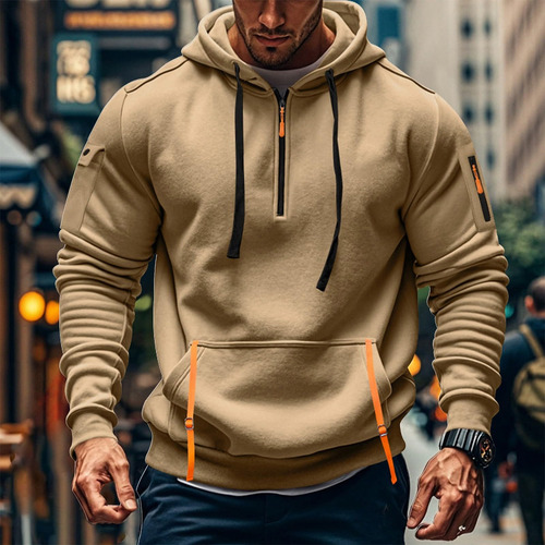 Sudadera Con Cremallera Para Hombre, Sudadera Táctica