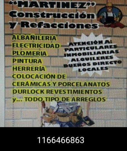 Contrucción Y Refacciones En General
