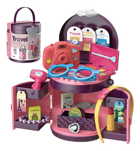 Set De Maquillaje Infantil En Bolsa De Moda Para Niñas - Ju