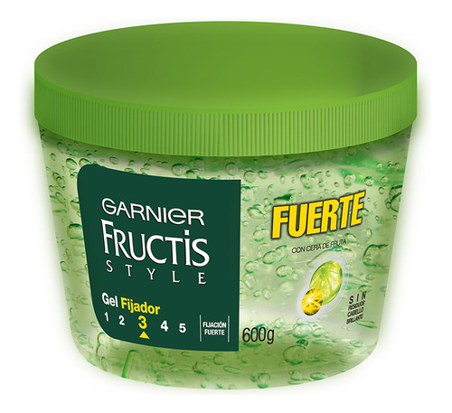 Gel Para Peinar Garnier Fructis Style Fuerte 600g