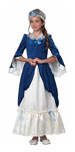 Niña - California Costumes Colonial Era Dress/martha Washing